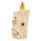 7" Ghostface White Candle with LED Lights